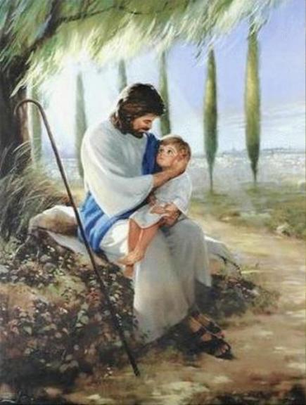 Jesus and little boy